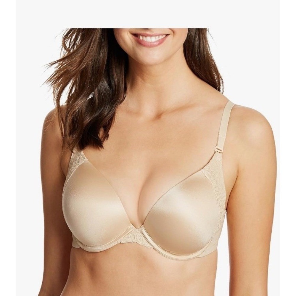 Maidenform Natural Boost Add-a-Size Shaping Underwire Bra 40D Beige C336